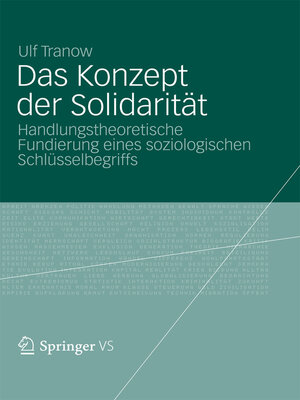 cover image of Das Konzept der Solidarität